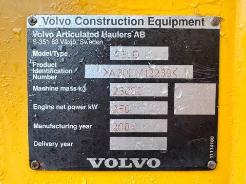Volvo A30D - 7.583 HOURS / Dutch Machine