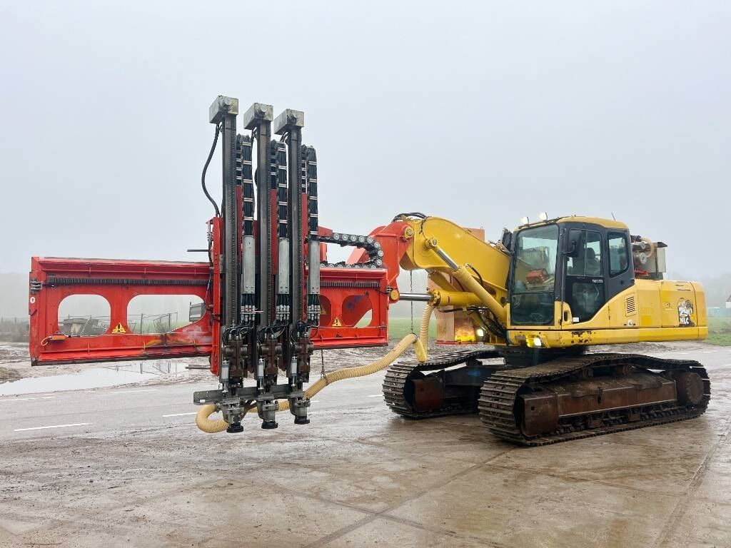 Komatsu PC290NLC-7K + Wimmer Jura Luna 3.100 Drill 2