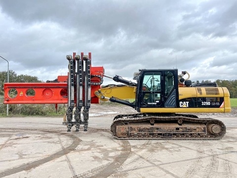 CAT 329D + Wimmer Jura Luna 3.100 Surface Drill Rig