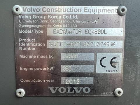 Volvo EC480DL - Leica iCON 3D GPS