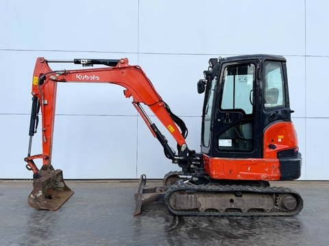 Kubota KX037-4 - Hammer Lines / Quick Coupler