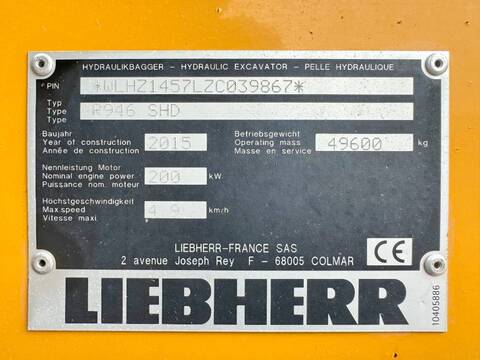 Liebherr R946LC SHD - 18 Meter Long Reach / Dutch Machine