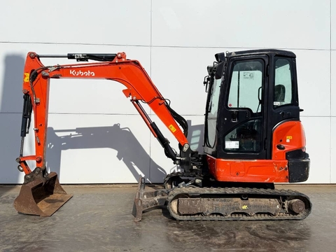 Kubota KX037-4 - Hammer Lines / Quick Coupler