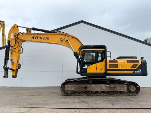 Hyundai HX380LC - Rock Quard / Hammer Lines / 360° Camer