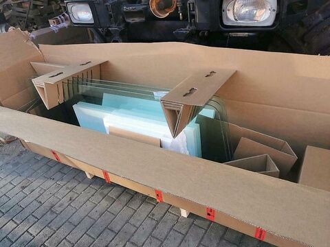 Mercedes Frontscheibe Neu 424 425 427 437 U1000-U2400 Ori 3