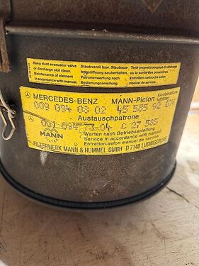 Luftfilterkasten Ansaugung Unimog U1200-U1700 42 3