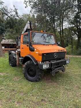Mercedes U1650 427 Forst Kran Zapfwelle Kipper, Nur 26.00