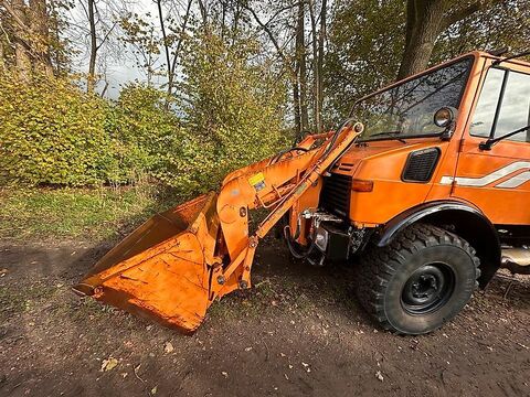 Schmidt FL4 Frontlader Euro Aufnahme Schaufel Unimog 424