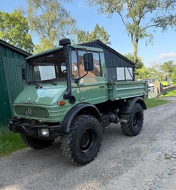 Mercedes U417 Agrar Meergrün Kipper Heckkraftheber *Top Z