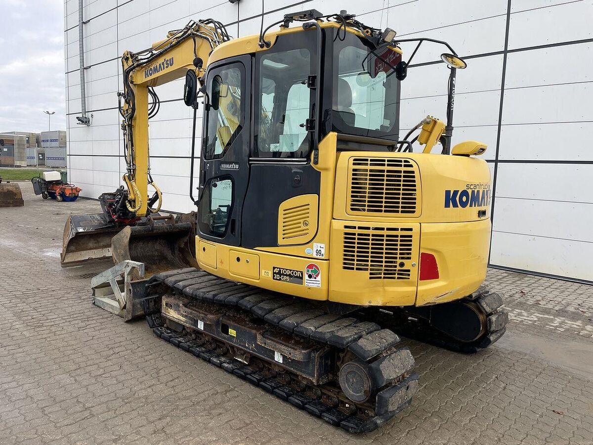 Komatsu PC88MR-10 med Topcon 2