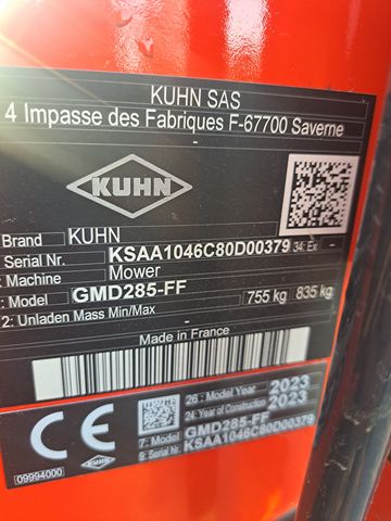 Kuhn GMD 285 FF