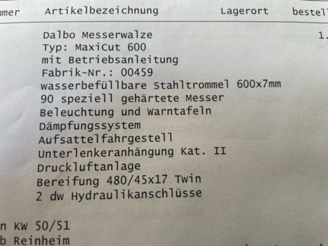 Dalbo Maxicut 600
