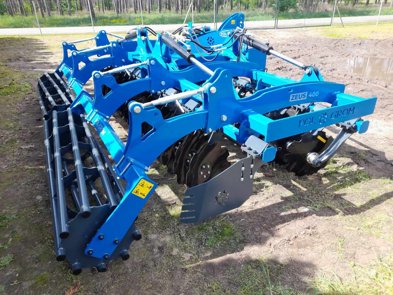 Scheibenegge kultivieren und Stoppeln 4 m 2