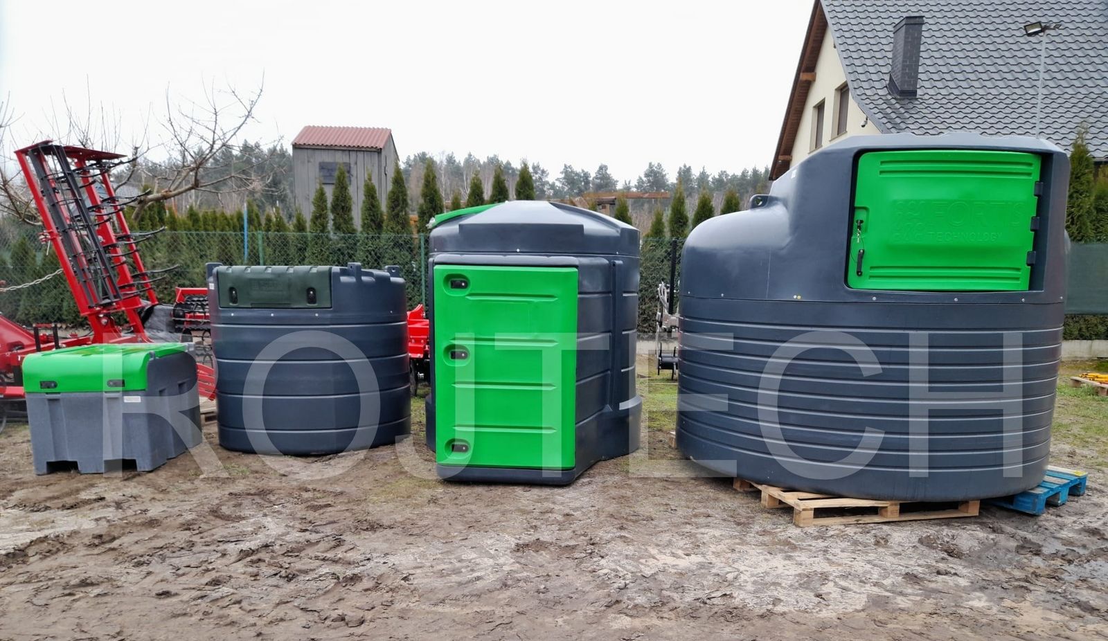 Dieseltank 2500, 5000 L ON Fortis, doppelwandig 1