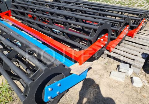 Sonstige Rohrstabwalzen, Zeichen 3 m für Egge, Grubber