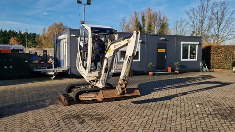 Wacker Neuson 2404RD kan op een berghelling werken