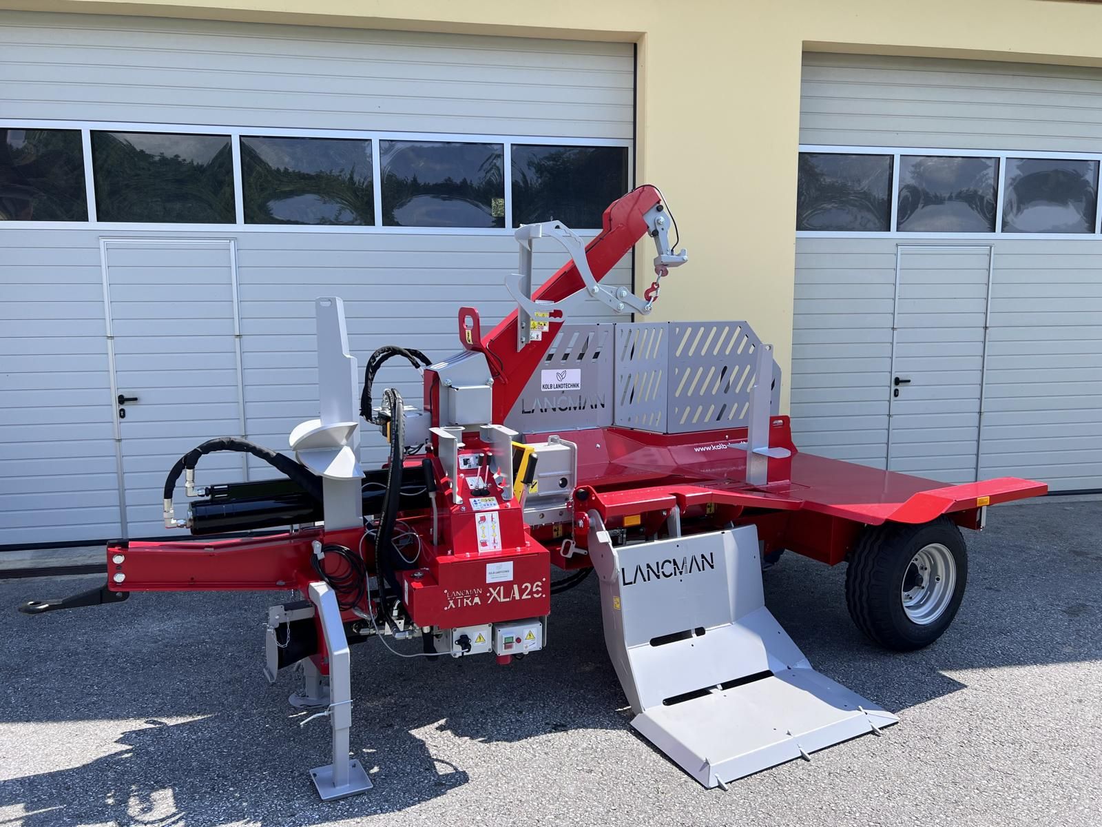 Lancman Holzspalter - Liegendspalter XLA 26 C Fahrwerk 1