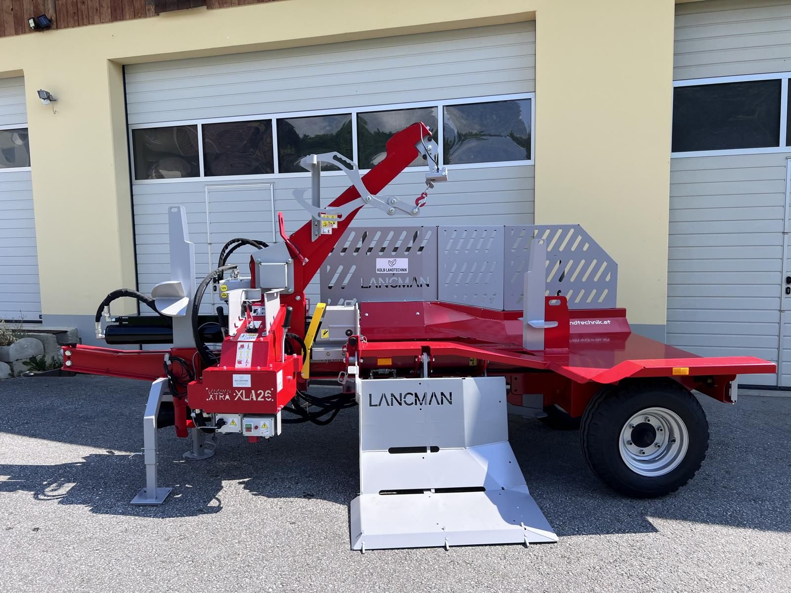 Lancman Holzspalter - Liegendspalter XLA 26 C Fahrwerk 2