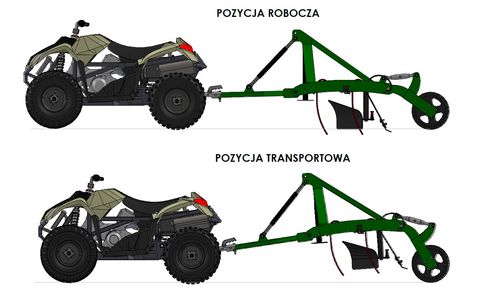 Pozostałe Arena leveller Reitplatzplaner 2,4 m QUAD ATV
