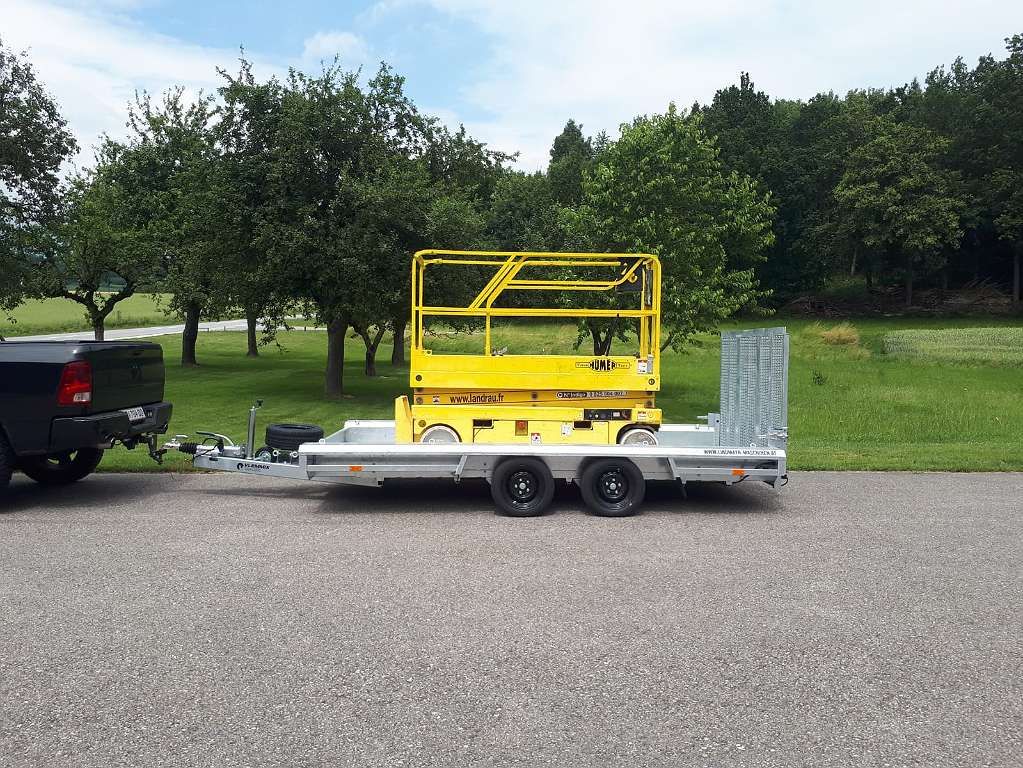 Neuer Vlemmix Tandem Baumaschinentransporter Mas 1