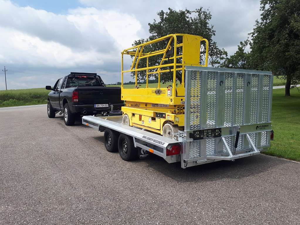 Neuer Vlemmix Tandem Baumaschinentransporter Mas 3