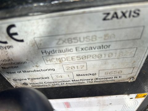 Hitachi ZX85USB-5A 