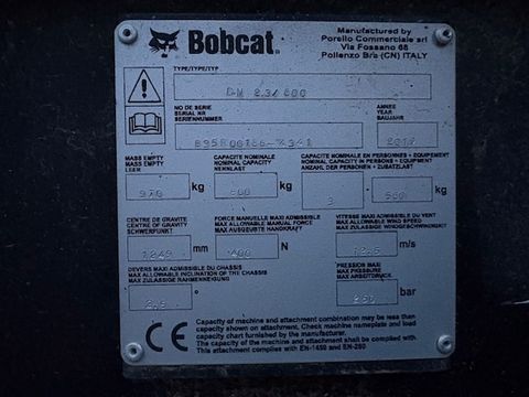 Arbeitsbühne teleskopierbar Orig. BOBCAT für Tel 2