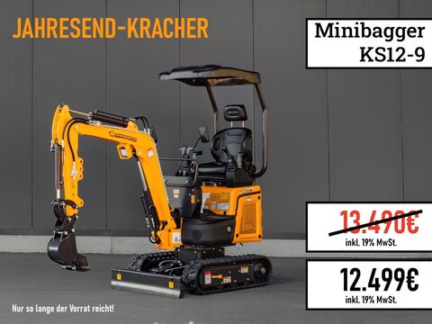 Minibagger Rhinoceros KS12-9 3 Zyl. Kubota