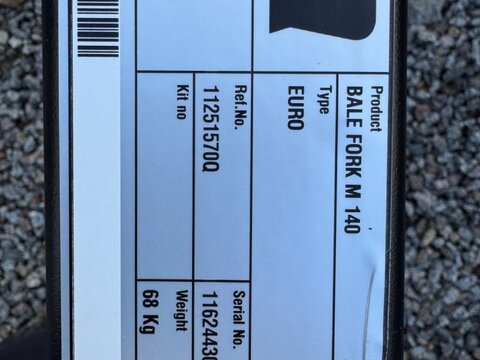 Quicke Ballengabel M 140 EURO ( 4 x 1240 mm ) 2