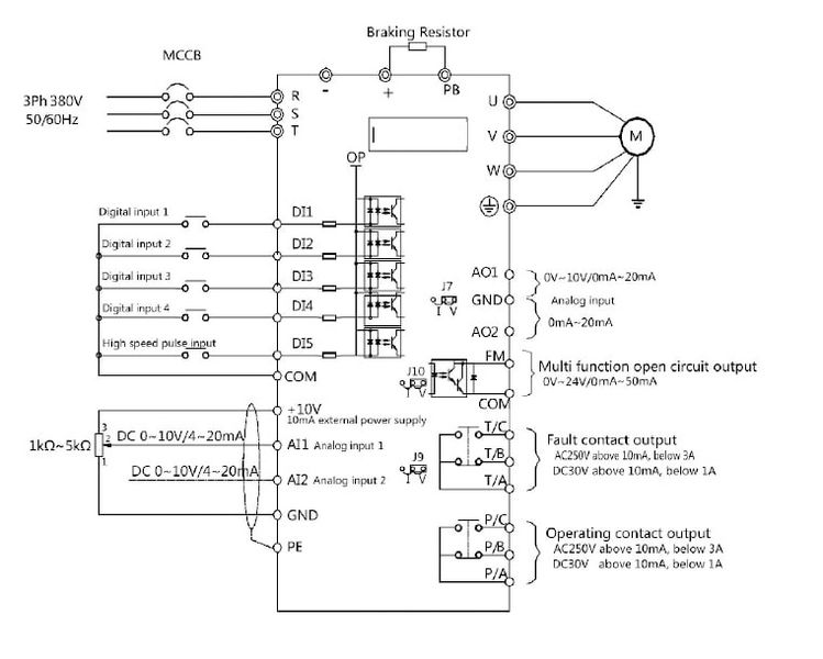Frequenzumrichter 4KW/7,5/15KW 2