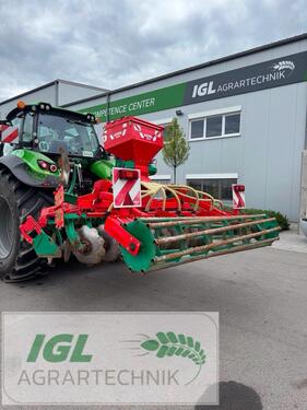 Agromasz BT 30 3 m & Zwischenfruchtstreuer