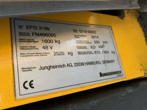 Jungheinrich EFG316k