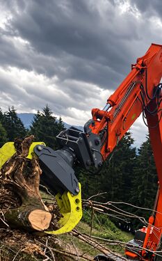 Lasco Holzgreifer Bagger Festanbau 
