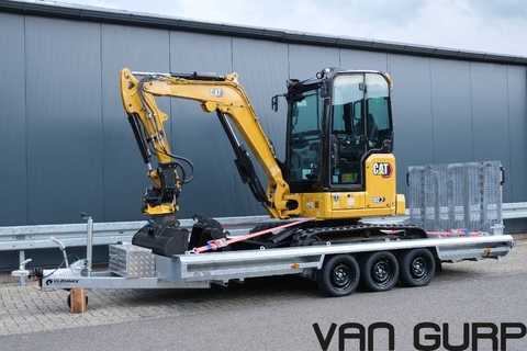 CAT 302.7 CR  | Engcon |  3500kg machinetransporter