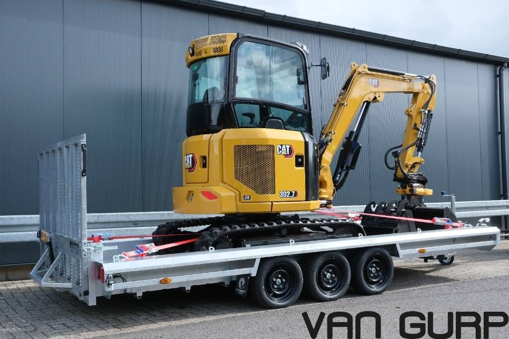CAT 302.7 CR  | Engcon |  3500kg machinetransporter 3