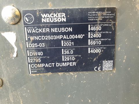 Wacker Neuson DW40
