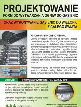 gąsienice i łańcuchy do wielopił lignum 1