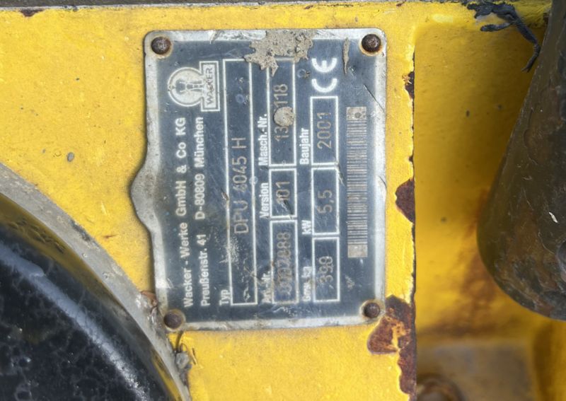 Wacker Neuson Rüttelplatte Wacker DPU4050H 2
