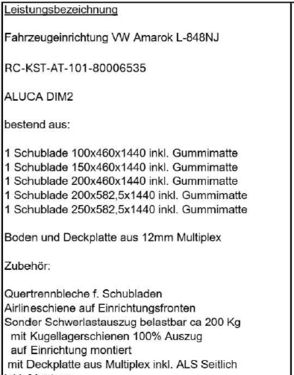 Fahrzeugeinrichtung 1