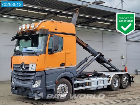 Mercedes-Benz Actros 2545 6X2 20tons Palfinger Lift-lenkachse 