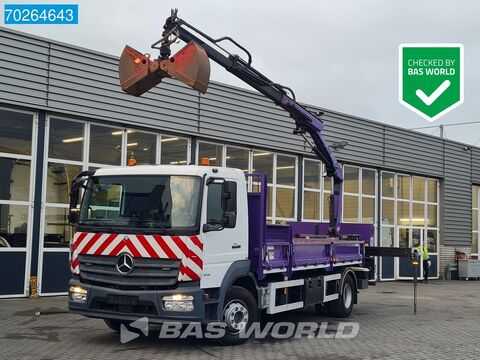 Mercedes-Benz Atego 1618 4X2 HMF 610K-RC 5th+6th Funct. Crane 