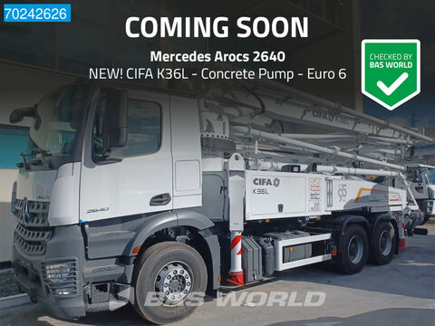 Sonstige Arocs 2640 6X4 NEW! CIFA K36L Concrete Pump Euro