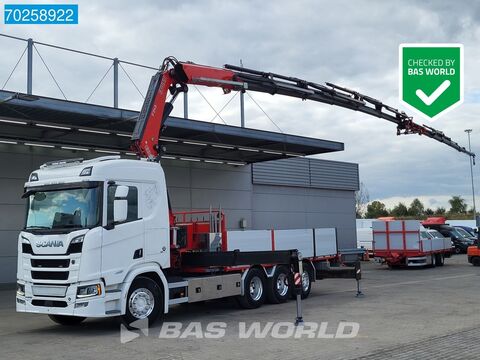 Scania R650 8X4 V8 Fassi F545RA + Fly-Jib Retarder Lift