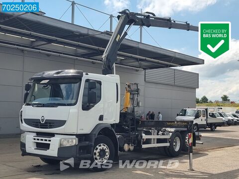 Renault Premium 410 6X2 Hiab 166 BS-3 Kran Retar