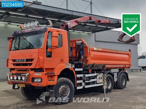 IVECO Trakker 410 6X6 NL-Truck 6x6 Big-Axle HMF Z-Cran