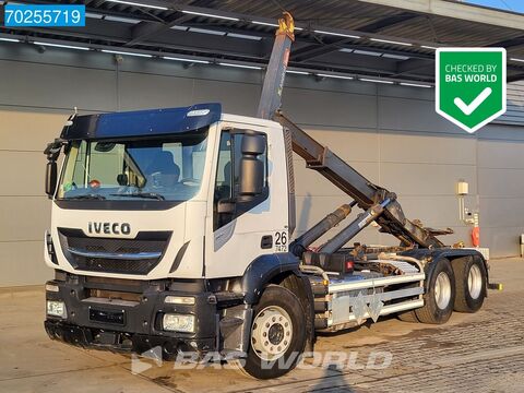 IVECO Stralis 460 6X2 ACC Liftachse 20T Marrel hooklif