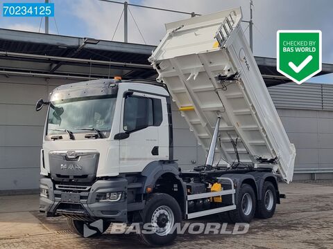 MAN TGS 33.480 6X6 12m3 Drei-seiten tipper SteelSusp