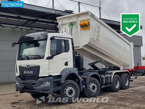 MAN TGS 41.440 8X4 NEW EURO 6 Steel-Suspension 20m3 