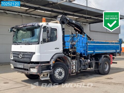 Mercedes-Benz Axor 1833 4X2 HIAB 111 Hiduo Kran Crane Manual B