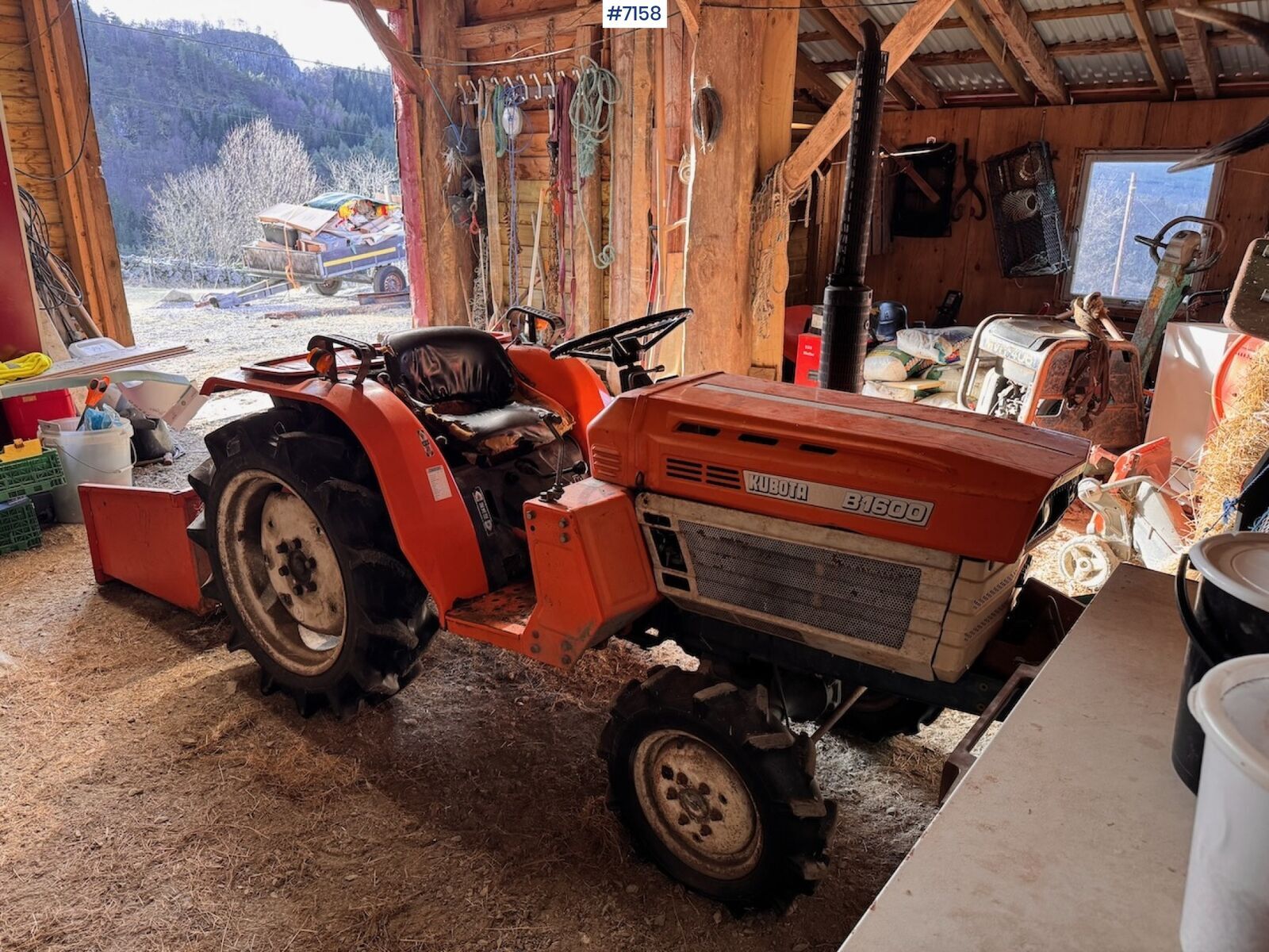 Kubota B1600 m/ litt utstyr 3